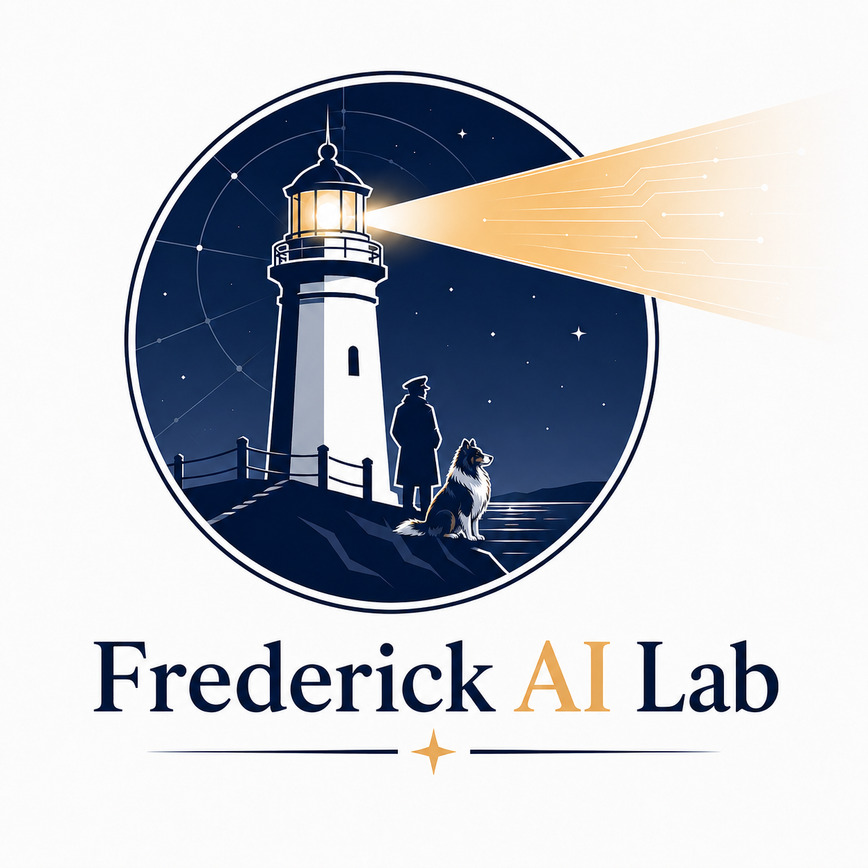 Frederick AI Lab
trademark featuring
a lighthouse